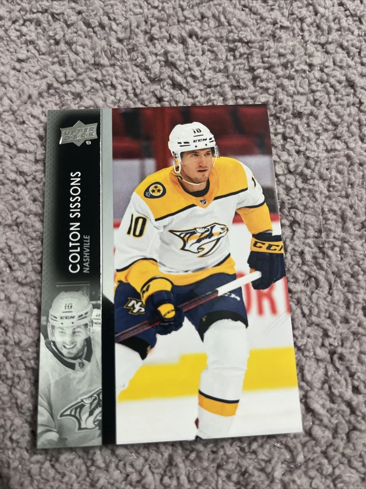 2021-22 Upper Deck Series 2 Hockey  #355 Colton Sissons Nashville Predators - Image 1 of 1