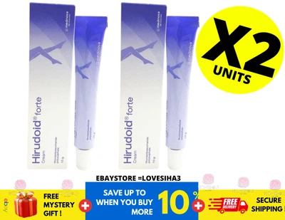 Hirudoid Forte Cream Varicose Scars Bruises Keloid Stretch Marks 10g ( X 2 ) - Image 1 of 4