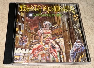Iron Maiden Somewhere In Time CD Rare OOP No Barcode 1986 Capitol Black Triangle - Picture 1 of 5