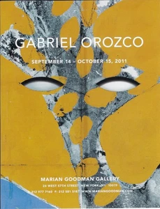 GABRIEL OROZCO Art 2011 Gallery Exhibit Print Ad - Foto 1 di 1