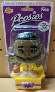 Figura de acción de baloncesto Funko Popsies Los Angeles Lakers Lebron James #6 nueva - Imagen 1 de 9