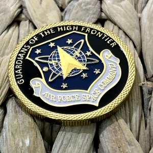 SPACE COMMAND Challenge Coin United States AIR FORCE USAF New! - Picture 1 of 5