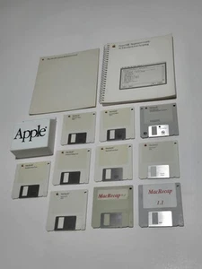 Vtg 1989 Classic Apple Macintosh System Software Floppy Disks Lot of 10 + Extras - Picture 1 of 11