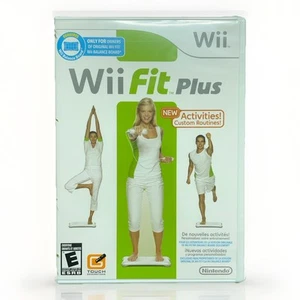 Nintendo Wii Fit Plus (Wii, 2009) Factory Sealed VIDEO GAME ONLY - Picture 1 of 3