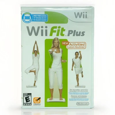 Nintendo Wii Fit Plus (Wii, 2009) Factory Sealed VIDEO GAME ONLY - Image 1 of 3
