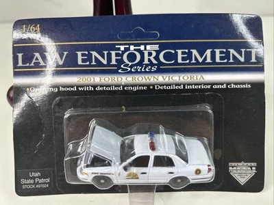 SpecCast Law Enforcement Series Utah State Patrol 01 Ford Crown Vic 1/64 - Image 1 of 3
