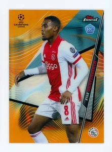 Tarjeta de fútbol de novato 2020-21 Ryan Gravenberch Topps Finest Orange AFC Ajax 25/09 - Imagen 1 de 3