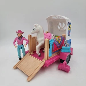 Fisher Price Loving Family Rimorchio per Cavalli 2012 Cowgirl Completo LEGGI - Foto 1 di 11