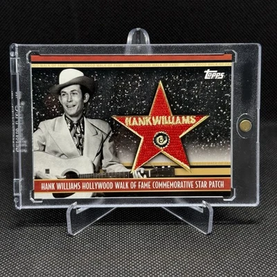 Hank Williams 2011 Topps American Pie Hollywood Star Commemorative Patch Red /50 - Image 1 of 2