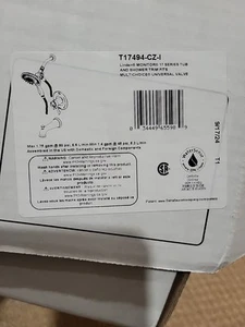 DELTA T17494-CZ-I Linden In2ition Tub/Shower Faucet Trim Kit,ChampagneBronze sw1 - Picture 1 of 12