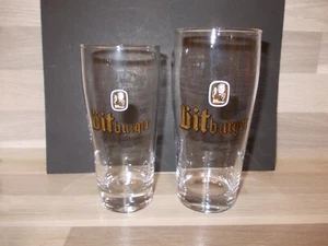 2 Bitburger Bier Glas Willi Becher 0,2l + 0,3l Rastal Gläser Eiche Gastro - Bild 1 von 3