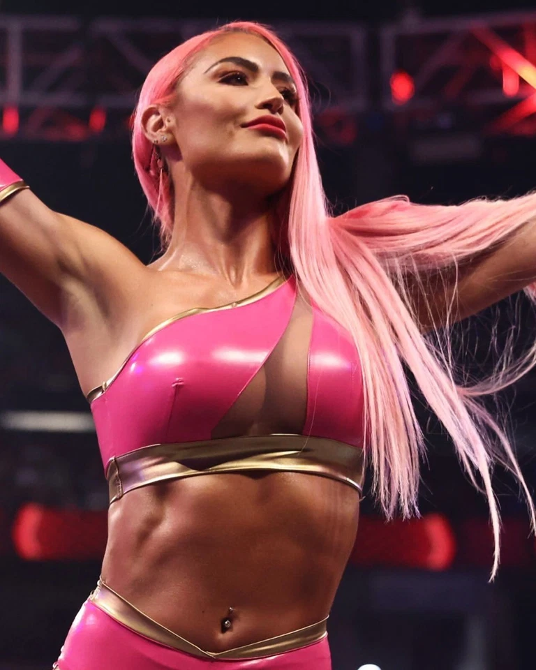 Foto de luta livre Eva Marie posando no ringue 8x10 WWE - Imagem 1 de 1