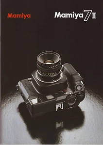 ((( ITALIAN LANGUAGE ))) MAMIYA 7 II CATALOG/BROCHURE (ORIGINAL PRINT JAPAN) - Picture 1 of 1