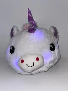Dan Dee Light Up Unicorn Head Stuffed Animal 10” HTF - Picture 1 of 12