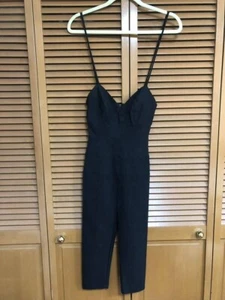 CHANEL Vintage 97P Black Overalls Size 36 Women - Picture 1 of 10
