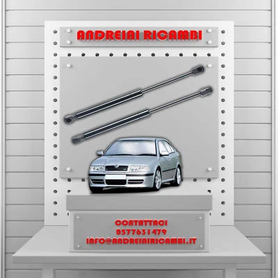 2 PISTONCINI BAGAGLIAIO SKODA OCTAVIA 1.6 55KW 75CV 1997 -> | MG30052 - Immagine 1 di 2