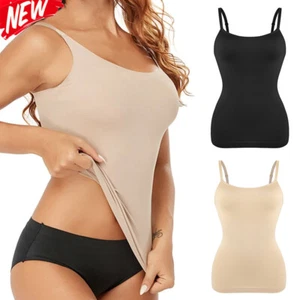 Women Shaper Cami Vest Firm Tummy Control Camisole Tank Top Compression Slimming - Picture 1 of 21