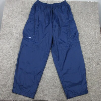 Vintage Nike Pants Mens 2XL Blue Windbreaker Cargo Wide Leg Baggy Hip Hop Y2K - Image 1 of 4