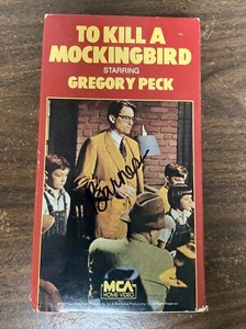 To Kill A Mockingbird 1987 Gregory Peck 1962 Movie VHS - Picture 1 of 5