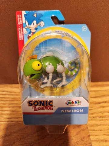 New 2023 Sonic the Hedgehog 2.5 " NEWTRON Action Figure Jakks Pacific Cover