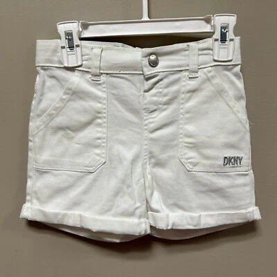 DKNY Sz 8 Girls White Shorts NWOT - Image 1 of 4