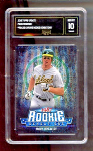 2015 Topps Chrome Update #RSC25 MARK MCGWIRE Rookie Sensations GMA 10 GEM Mint