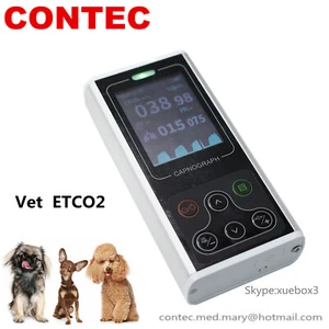 CONTEC CA10S Sidestream Capnograph ETCO2 Spo2 Resp PR con allarme veterinario cane gatto - Foto 1 di 10