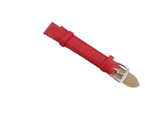 Genuine Leather Watch Strap Band 12 14 16 18 20 22mm Stainless Steel Buckle Hot - Picture 1 of 18