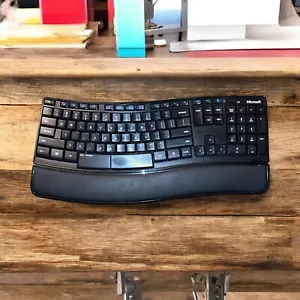 Microsoft Sculpt Comfort Keyboard Wireless Black KGR1173 Mod. 1531 *No Receiver* - Picture 1 of 6