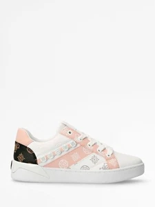Guess Womens FL5RXOFAL12 Multi White Lace Up Sneakers Shoes - Picture 1 of 4