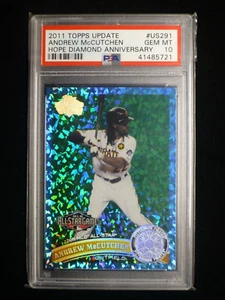 2011 Topps Update Andrew McCutchen Hope Diamond Anniversary/60 PSA 10 Edelsteine neuwertig - Bild 1 von 2
