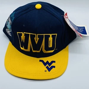 West Virginia University WVU Vintage Zuckerdose FS&G Ins. 90’s Mütze Cap Snapback - Bild 1 von 10