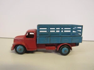 Meccano England Dinky Toys Red & Blue Dodge Stake Truck #343 - Picture 1 of 7