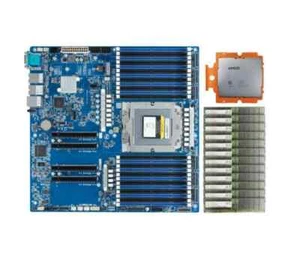GIGABYTE MZ33-AR0 Motherboard With AMD EPYC GENOA 9654 QS CPU 768GB(64GB*12) RAM - Picture 1 of 7