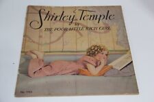 Shirley Temple " The Poor Little Rich Girl " Children's Book 1936