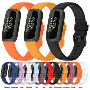 Silikonowy pasek Zamienny pasek do zegarka sportowego Fitbit inspire3 Smartwatch S / L - Zdjęcie 1 z 23