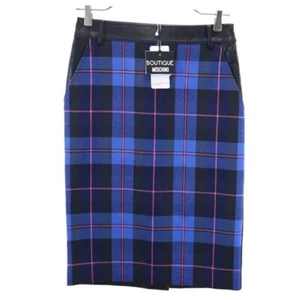 unused BOUTIQUE MOSCHINO Midi length Faux leather skirt I 38 switching Women - Picture 1 of 10