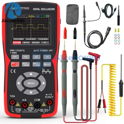 ZT-702S Digital Oscilloscope Multimeter AC/DC Voltmeter Ammeter Ohmmeter 9999 US - Image 1 of 4