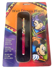 Neu Vintage Walt Disney World Keramik Tintenroller Sammlerstück Geschenk Blechdose - Bild 1 von 6