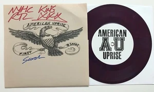 AMERICAN UPRISE: First 3 Songs (Vinyl 7" Record) NM Rick Ta Life Signed - Picture 1 of 3