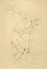 Original Felix de Weldon sketch of "The Discus Thrower" - Olympics - Greece