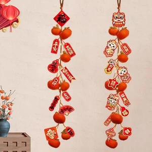 Chinese New Year Hanging Ornament Chinese Style with Light Lunar Year Decor - Picture 1 of 15