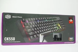 Cooler Master CK550 RGB Gaming Tastatur mechanisch AZERTY-Layout schwarz #93 - Bild 1 von 4