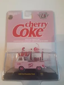 2020 M2 CHERRY COKE 1965 FORD ECONOLINE TRUCK PINK CHASE 750 MADE - Picture 1 of 3