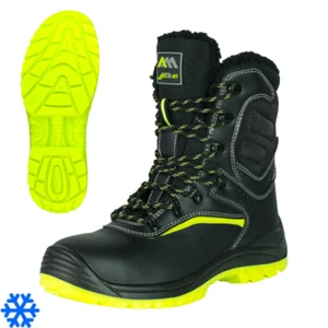 Arbeitsschuhe Winterschuhe Sicherheitschuhe mit Stahlkappe Winter Herren S3 SR - Zdjęcie 1 z 4