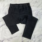 Soft Surroundings Black Pull On Jeans Womens Size Medium Slim Skinny Gray I48