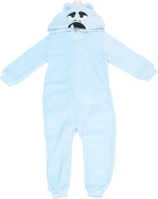 Pijama traje Secret Santa Big Kids Yeti a juego Family Union, 12/14 azul Foto 1 de 2