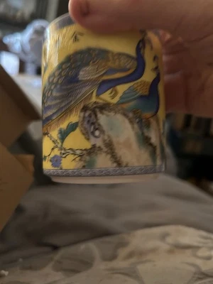 Olla y tapa de cerámica multicolor china Foto 1 de 4