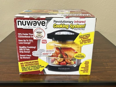 NuWave Pro Plus Infrarot Heißluftofen Rot Bernstein Kuppel K42840 20653 - Bild 1 von 4