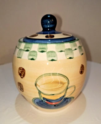 Azúcarero de cerámica vintage con tapa - Diseño de Emerald - Hecho en China Foto 1 de 4